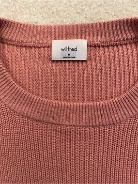 Wilfred Rose Crew Neck Knit Sweater